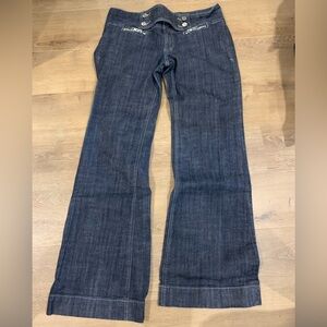 Jeans 30x32 see thru soul jeans 
12 inches wide bottom , low cut